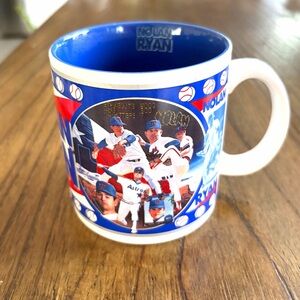 Vintage 1993 Sports Impressions MLB Nolan Ryan Collectible Coffee Mug